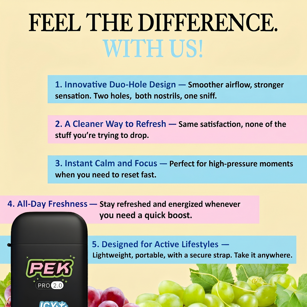 PEK PRO 2.0 - Nasal Stick Inhaler